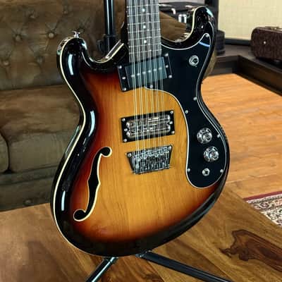 Danelectro '66-12 Transp. 3 Tone Sunburst 12-String + NEW image 2
