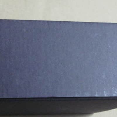 lightly handled - some imperfections MXR EMPTY BOX ONLY for M75 Super Badass Distortion (NO pedal / NO paperwork) specifically from 2015 (2010s - 2020s) - BOX: Black Cardboard / LABEL: Light Gray & Black/ GRAPHIC: Silver image 23