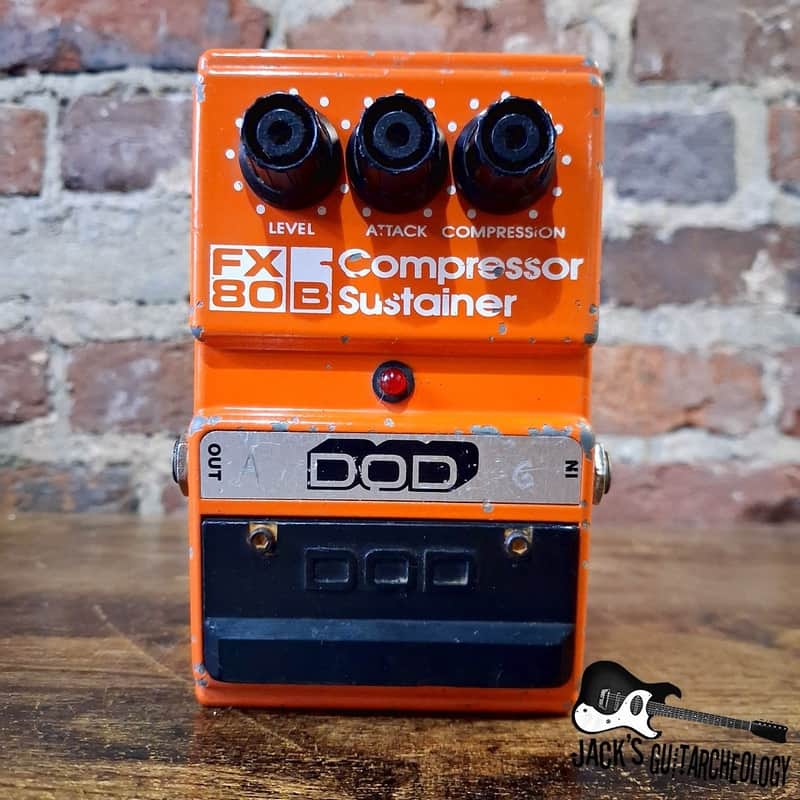 DOD FX80-B Compressor/Sustainer Pedal *USED* (1980s - Orange) image 1