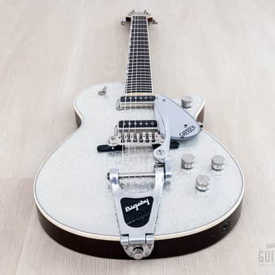 1995 Gretsch 6129T-57 Silver Jet ‘57 Vintage Reissue Silver Sparkle w/ Dynasonics, Bigsby, Melita & Case image 11