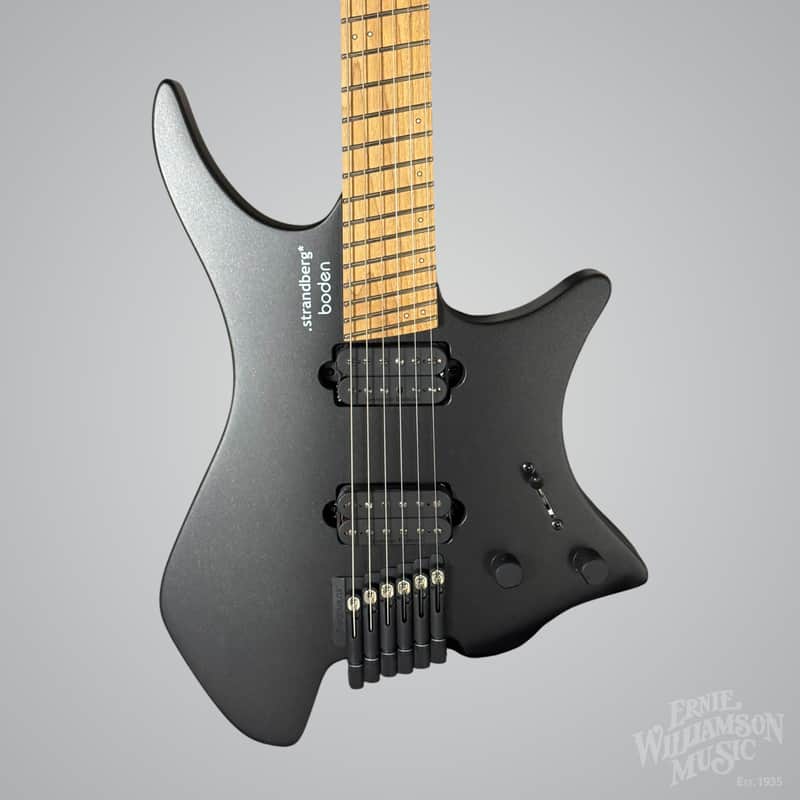 Strandberg Guitars BD6HCT-25S2-G1-BSNM Boden Standard N2.6 Black Satin Metallic image 1