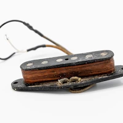 1950s Fender Duo Sonic Vintage Pre-CBS Black Bobbin Single Coil Pickup image 2