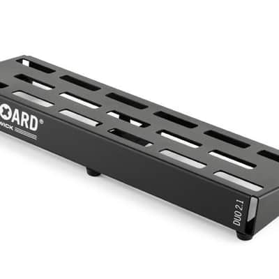 Rockboard DUO 2.1 Pedalboard with Gig Bag Black image 3