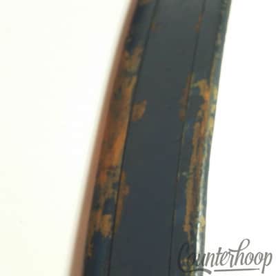 *Ludwig & Ludwig 26" Bass Drum Hoop/Rim Vintage 20s 1Ply Maple Gold Sparkle/Blue image 1