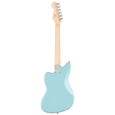 Used Squier Mini Jazzmaster HH - Daphne Blue w/ Maple FB image 8