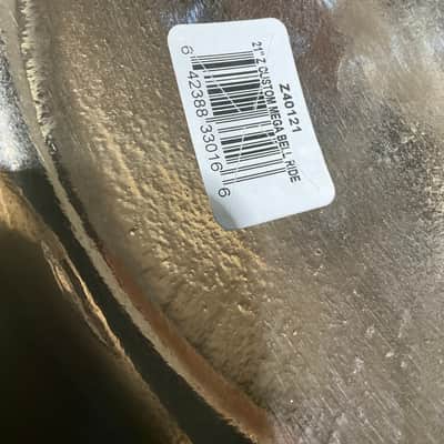 Zildjian 21" Z Custom Mega Bell Ride Cymbal image 5