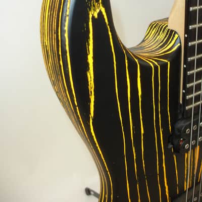 2021 Charvel Pro-Mod San Dimas Style 1 HH FR E Ash Electric Guitar, Ebony Fingerboard, Old Yella w/ Bag image 8
