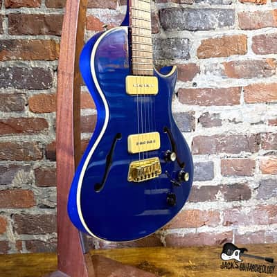 Gibson USA Blueshawk Electric Guitar w/ HSC *HEADSTOCK REPAIR* (1999 - Chicago Blue) image 16