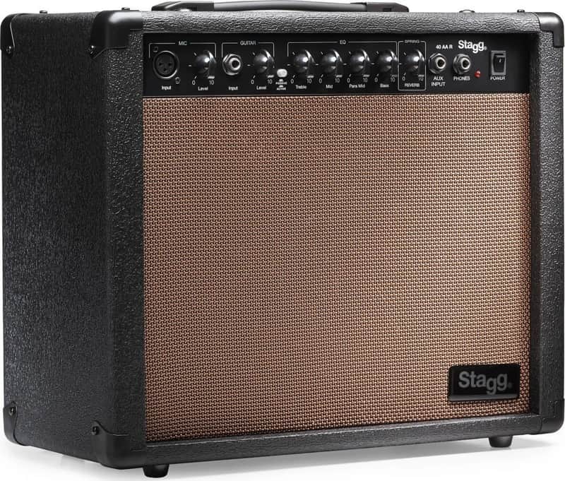 40-watt spring reverb acoustic amplifier image 1