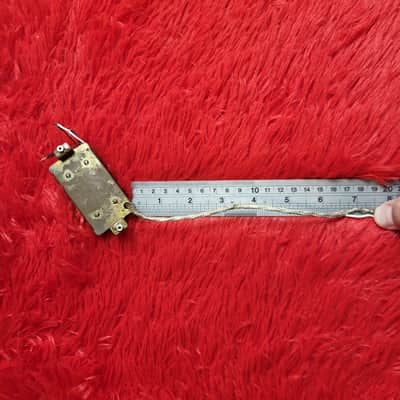 DiMarzio DP100 Super Distortion 1977 - Double Black - 2 Conductor - Brass Baseplate - Not Functioning Both Coils Open image 11