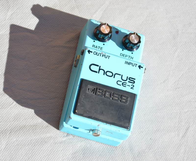 Boss CE-2 Chorus November 1980 (LONG DASH - SILVER SCREW) - Made in Japan - Black label image 1