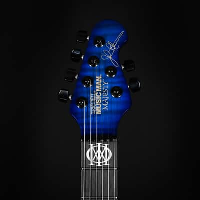 Ernie Ball Music Man BFR Majesty 6-String (15/100)- Blue Ink Quilt (M018642) image 8