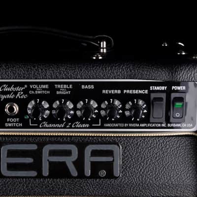 Pre-Owned Rivera Clubster Royale Rec 1x10" Black With Tan Grille Guitar Amp Combo image 4