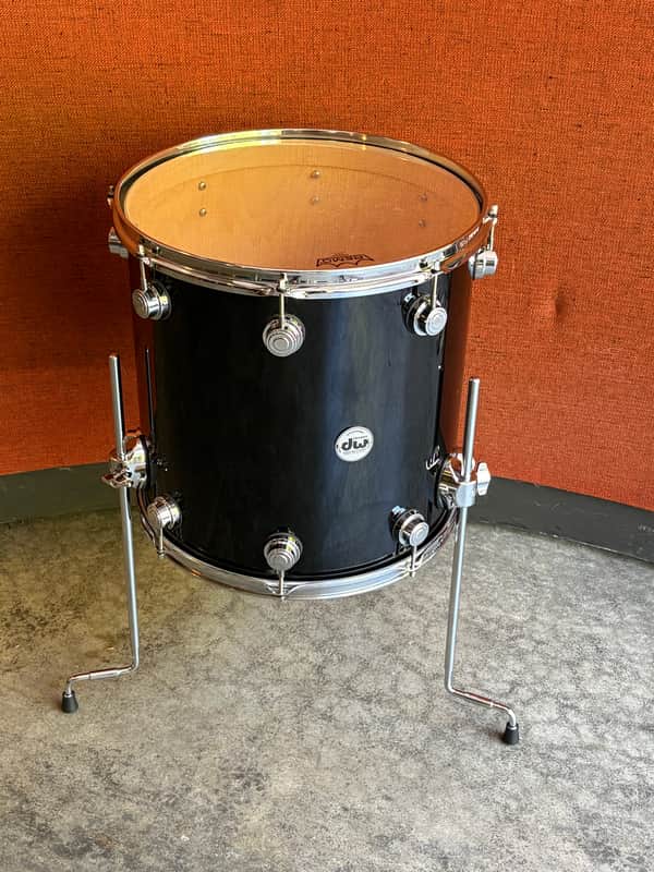DW Collector’s Series 2025 16x16 Floor Tom Piano Black image 1
