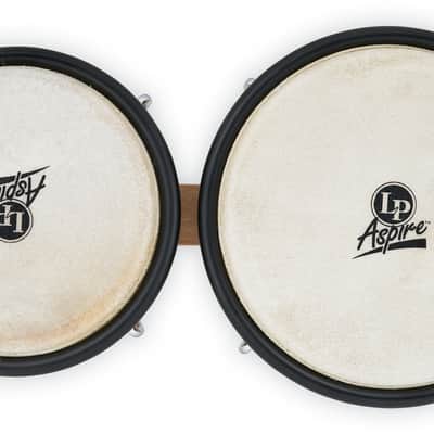 Latin Percussion LP Aspire 6 3/4 - 8" Bongo - Oak Natural Black (LPA601-AW) image 7