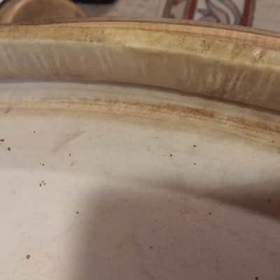 WFL Leedy Ludwig VINTAGE USA Gretsch 20" Calf Skin Bass Drum Head 40s 50s NICE SHAPE NO TARIFFS image 13