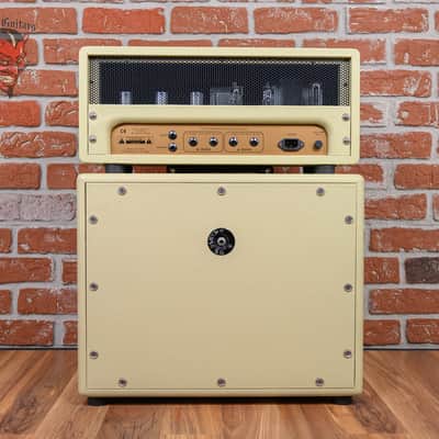 Suhr Badger 18-Watt Tube Head and 1x12" Cabinet Vintage Cream image 4