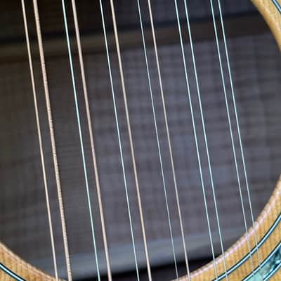 1996 Taylor 655, Blonde Jumbo 12 String, OHSC image 13