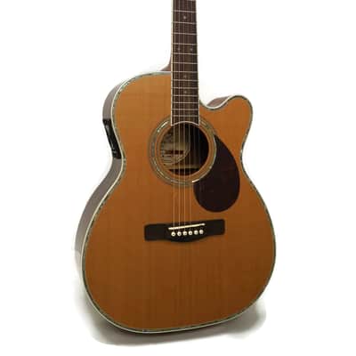 Samick Greg Bennett Design OM8CE Orchestra Cutaway Acoustic-Electric Guitar image 2