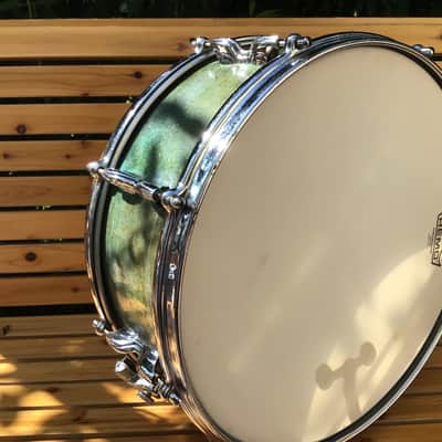Premier  Royal ace 5.5x14 50s60s - Original turquoise green wrap image 4