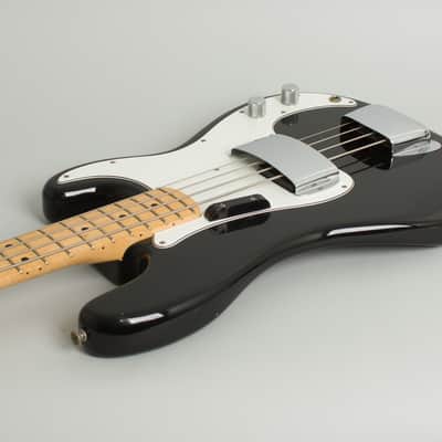 Fender  Precision Bass Solid Body Electric Bass Guitar (1975), ser. #647091, black tolex hard shell case. image 7