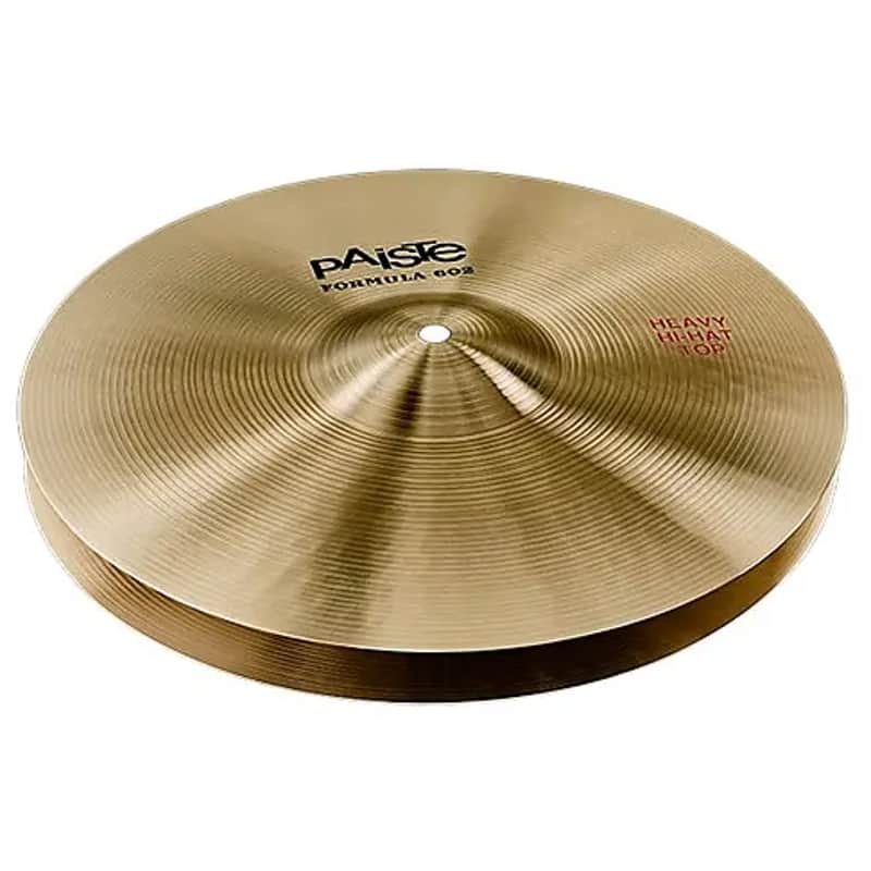 Paiste 15" Formula 602 Classic Heavy Hi-Hat Cymbals (Pair) image 1