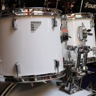 Remo 4pc Quadura Drum Set White image 4