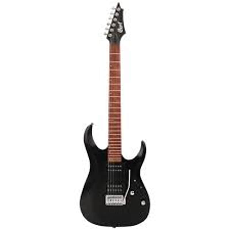 Cort X Series X100 Electric Guitar, Open Pore Black, X100OPBK image 1