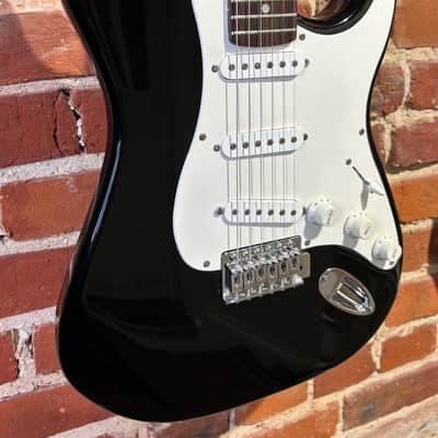Squier By Fender 50th Anniversary Strat 1996 - Black image 2