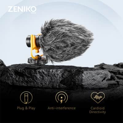 Zeniko VM01 Compact Directional Shotgun Microphone image 3