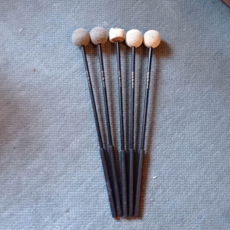 80s-90s Sonor Mallets Set for Metallophone/ Xilaphone Black