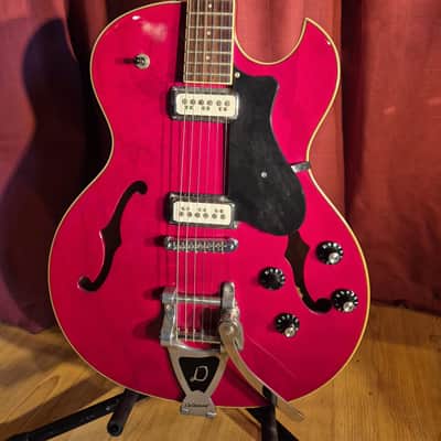 DeArmond by Guild Starfire III – Cherry Red – Hollowbody – Made in Korea – With Hard Case image 3