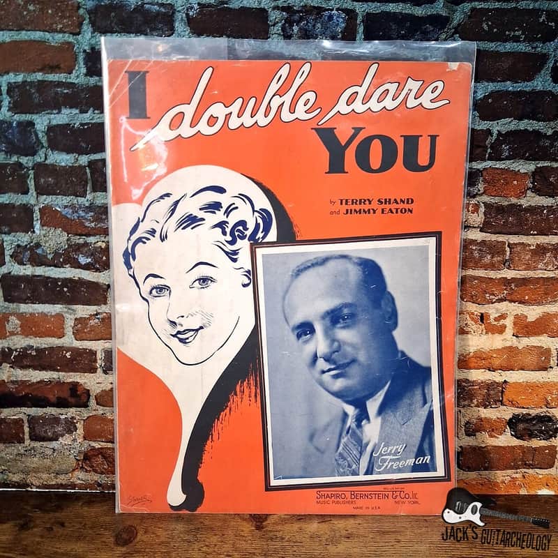 Vintage "I Double Dare You" Sheet Music - Terry Shand/Jimmy Eaton (1940s) image 1