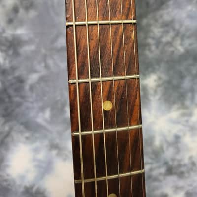Vintage RARE 1966 Japan Pleasant SE 218 Shinko Gakki Made Electric Guitar Faded White Pro Setup New Strings Gigbag image 7