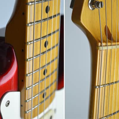 Fender '54 Reissue Stratocaster MIJ 1988 Candy Apple Red Japan image 6