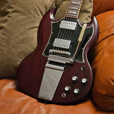 Gibson SG Standard with Maestro Vibrola 1966 - Cherry image 2