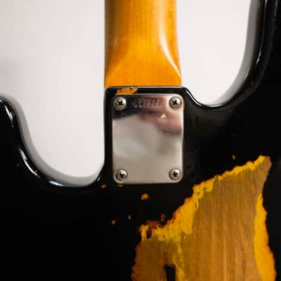 Fender Precision Bass with Rosewood Fretboard 1963 - Black Refin image 11