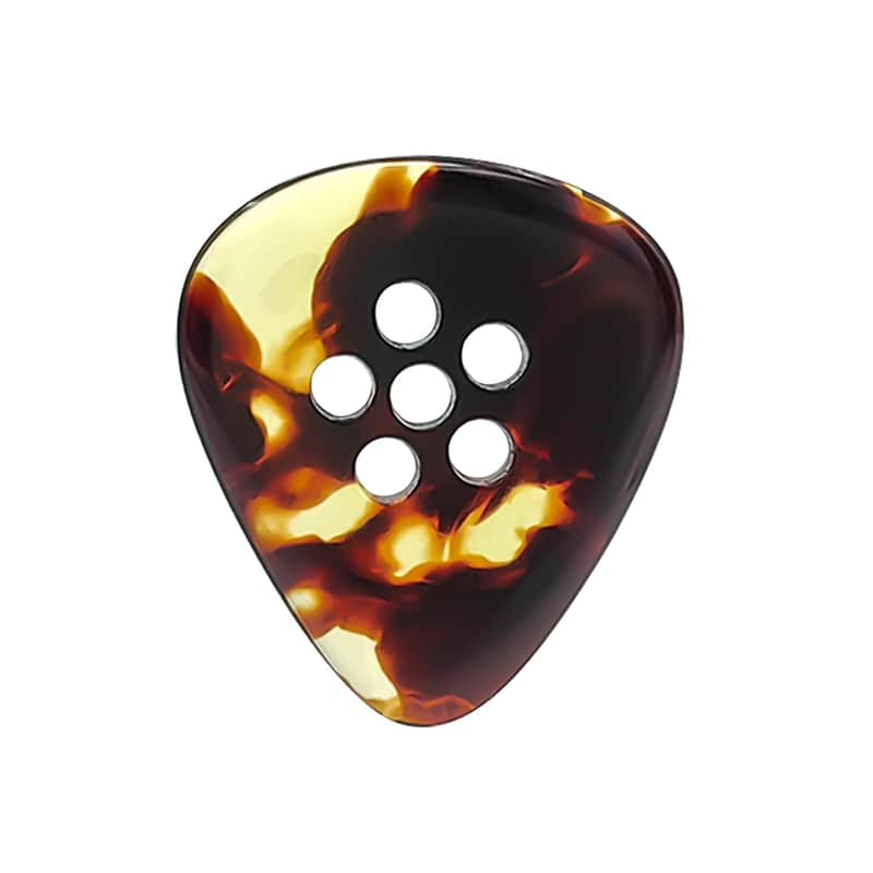 Hand-Made Jazz Style Fat Tone Premium Thick Pick For Electric Guitar Bass Acoustic Jazz Blues Guitar(Tortie) image 1