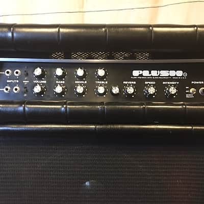 Plush PRB 1000S Amp and Cabinet early 1970's Black Padded image 3