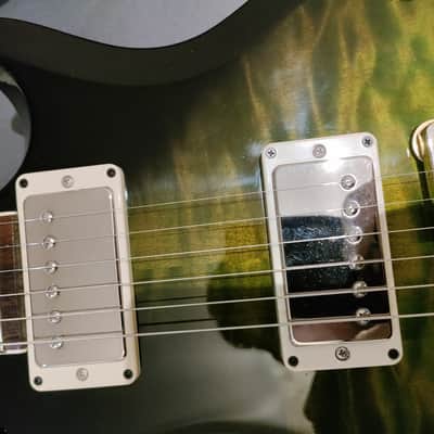 2022 PRS S2 McCarty 594 Singlecut – Music Zoo Exclusive – Quilt Maple Top – Emerald Green / Black Wrap Burst image 14