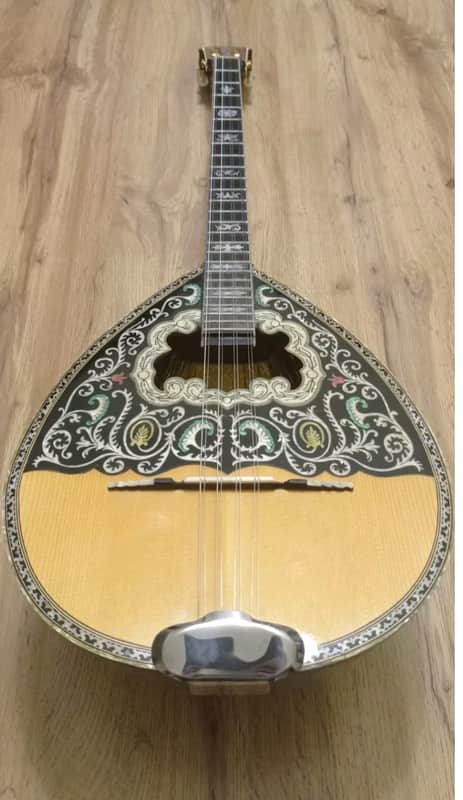 Greek bouzouki &hardcase & pickup & 300 backing track with pdf scores 8 string image 1
