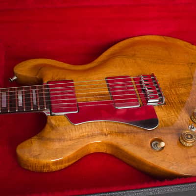 Travis Bean  TB-1000A Artist LEFT HANDED Solid Body Electric Guitar (1977), ser. #1189, original black tolex hard shell case. image 16