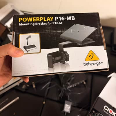 Behringer Powerplay P16-M 16-Channel Digital Personal Mixer 2011 WITH Behringer P-16MB Mounting Bracket image 3