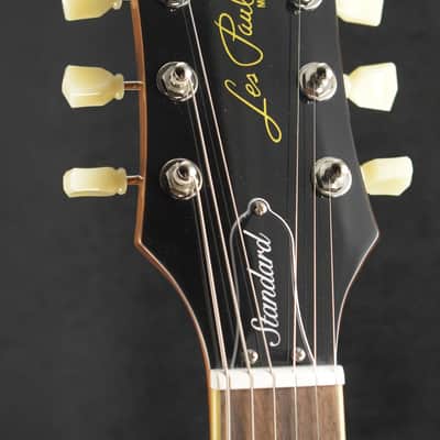 Epiphone Les Paul Standard 50s Plain Top Goldtop w/Gig Bag image 5