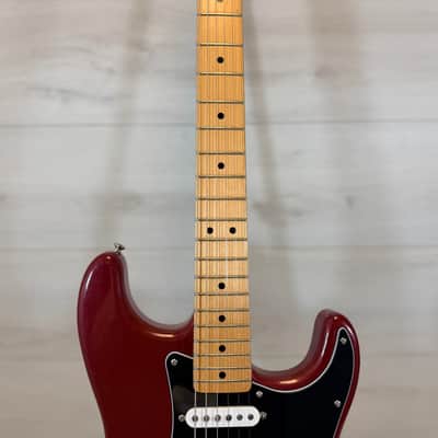 Fender Standard Stratocaster MIM Metallic Red Maple Neck Modified - Read Description 2004 image 3