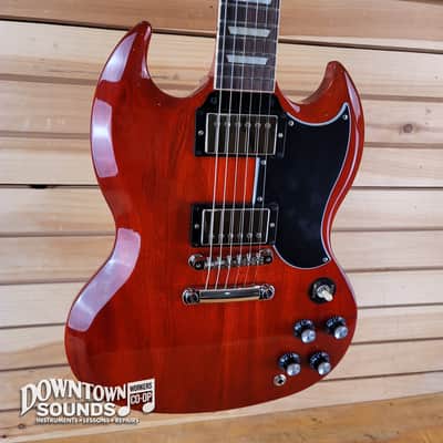 Gibson SG Standard '61 Stop Bar with Gibson Hard Case - Vintage Cherry image 1