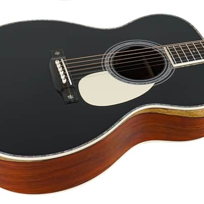New Martin Custom Shop Style-42 OM 14-Fret Black Top w/Adirondack Spruce & Cocobolo image 6