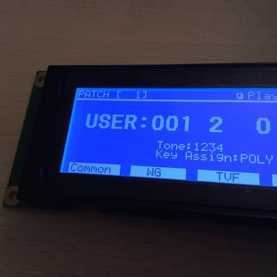 New blue display for Roland Jv 2080 image 2