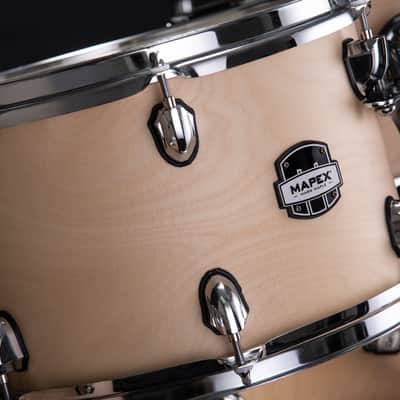 Mapex Mars Maple Natural Satin Studioease Drums 6pc Shell Pack 22/10/12/14/16/14 | NEW Authorized Dealer image 5