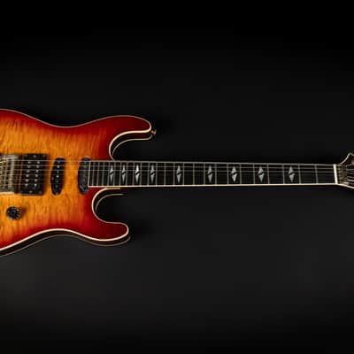 1987 Gibson US-1 - Sunburst | USA Vintage Super Strat HSS Quilt Maple Top Factory Kahler Tremolo Ebony Fretboard 24 Frets | CoA OHSC image 3